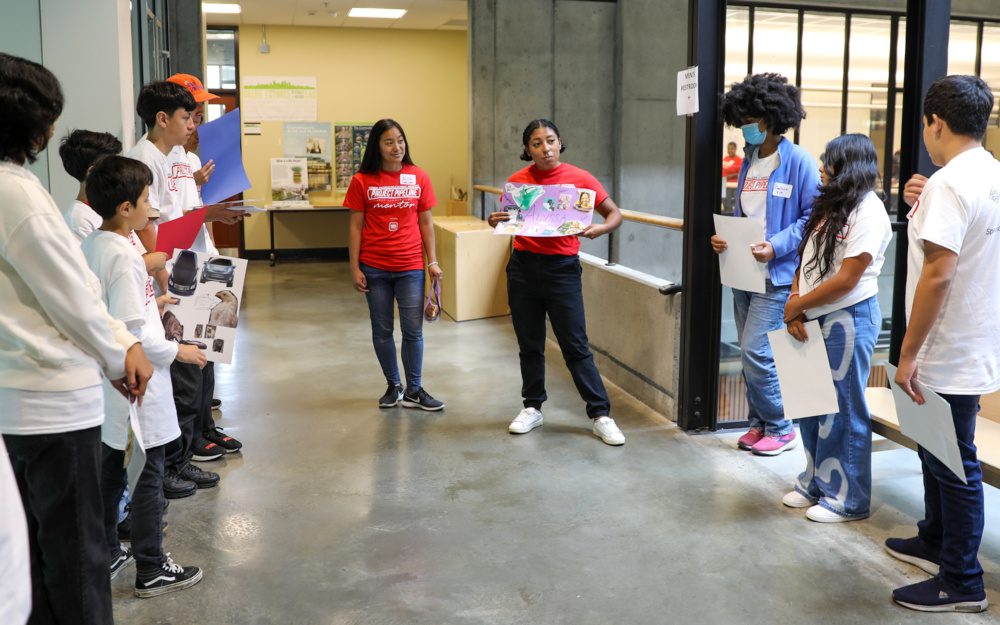 Project Pipeline students present bio boards