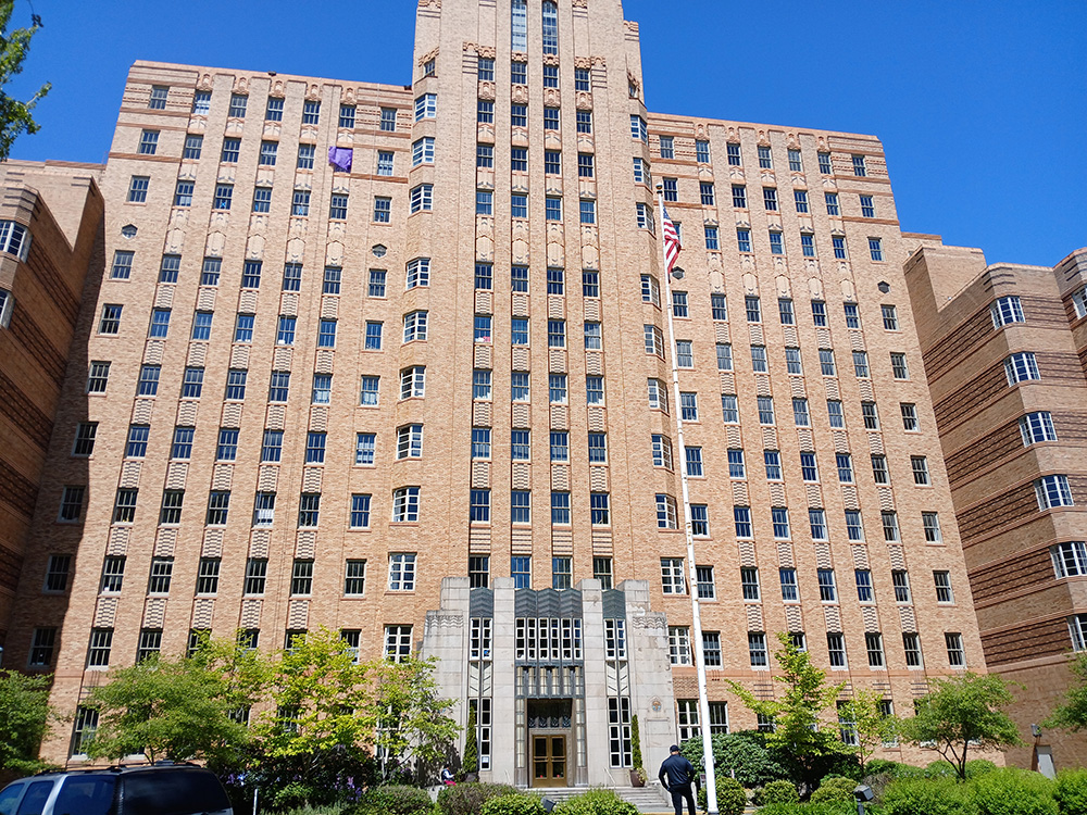 exterior photo of the historic pacific medical building