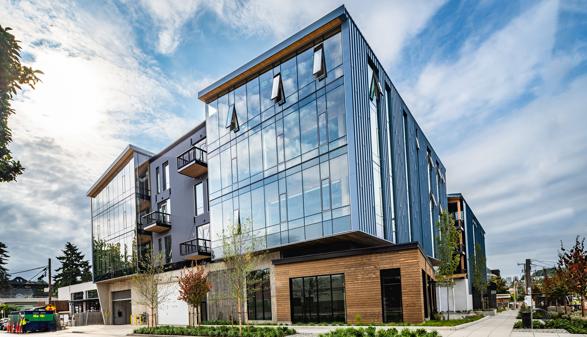 Photo of 35 stone a mass timber commercial office building in seattle